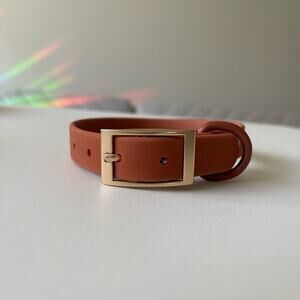 Lucy & Co Terracotta Red PVC Everyday Collar (S)